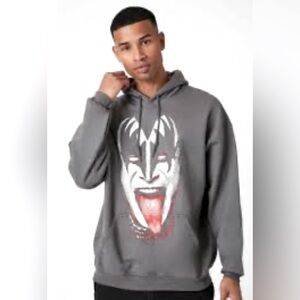 Forever21 nwt Gene Simmons/Kiss Oversized Sweatshirt size XXL